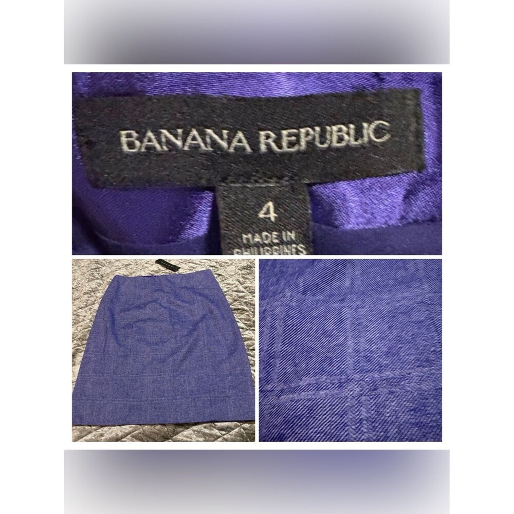 Banana Republic Sleek Purple Pencil Skirt #1366